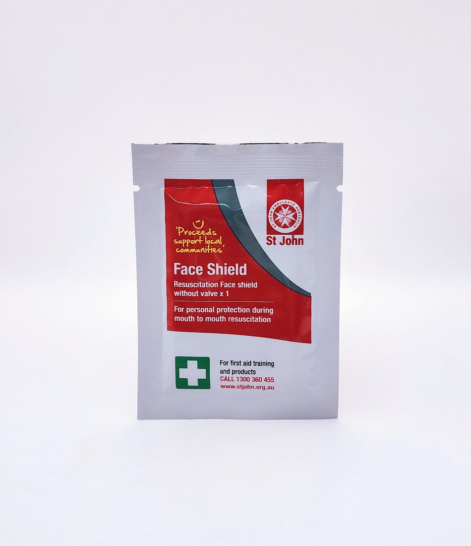 Resuscitation Face Shield without valve