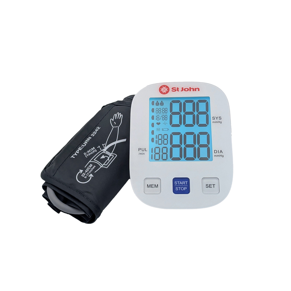 St John Upper Arm Blood Pressure Monitor