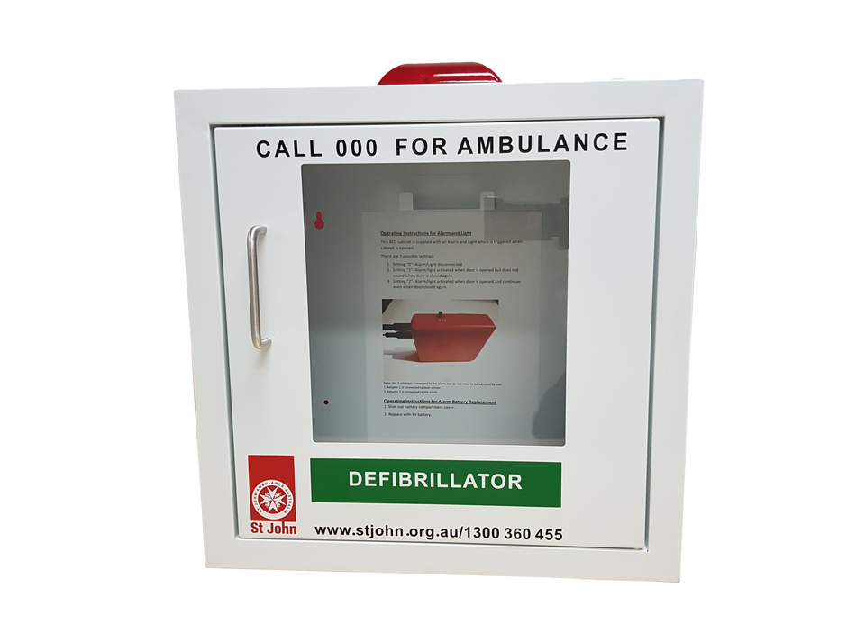 Indoor Defibrillator Cabinet - Wall Mounted