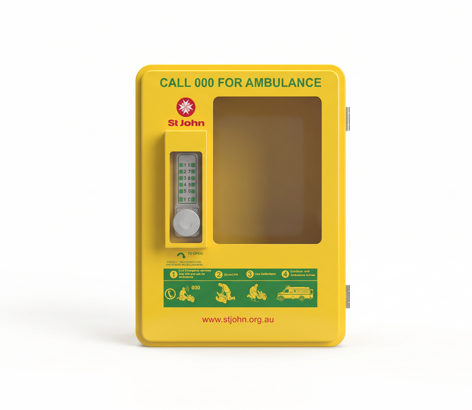 Defibrillator Cabinet Outdoor Keypad