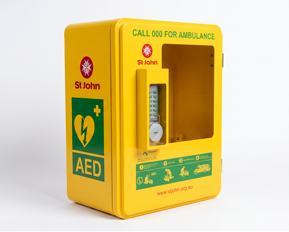 Defibrillator Cabinet Outdoor Keypad