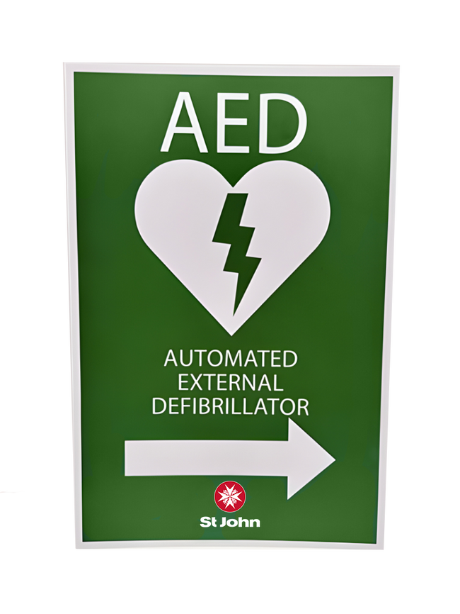 Defib (AED) Signage – St John Ambulance National Online Shop