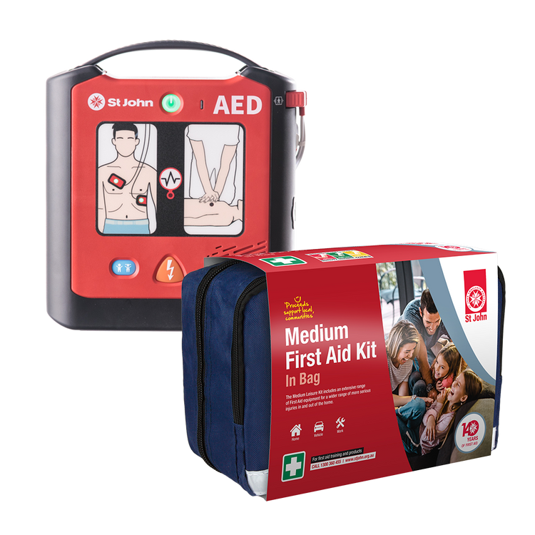 Defibrillators (AED) Bundles – St John Ambulance National Online Shop