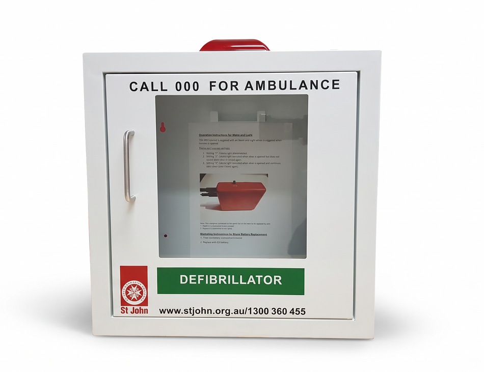 Indoor Defibrillator Cabinet - Wall Mounted