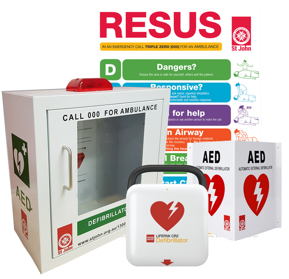 LIFEPAK CR2 Essential Fully Automatic Cabinet Bundle