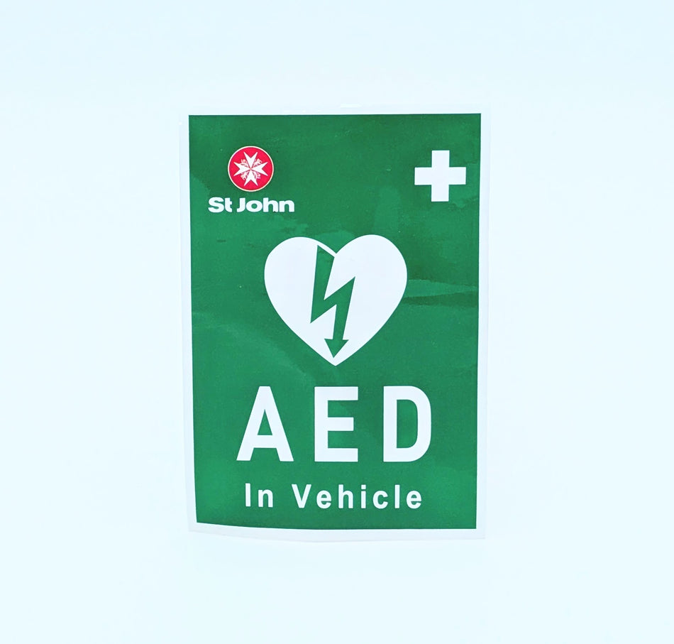 AED in Vehicle Decal
