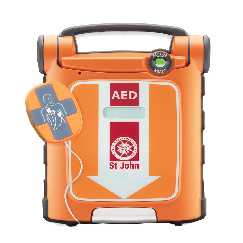 St John G5 Fully Automatic Defibrillator with CPR Feedback (EOFY Promo)