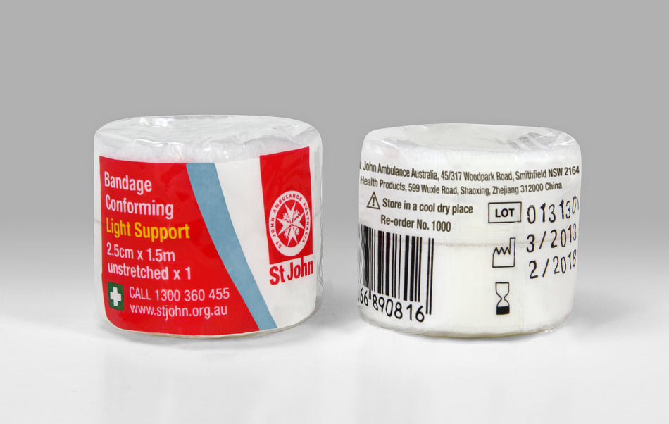 Conforming Bandage - 2.5cm x 1.5m