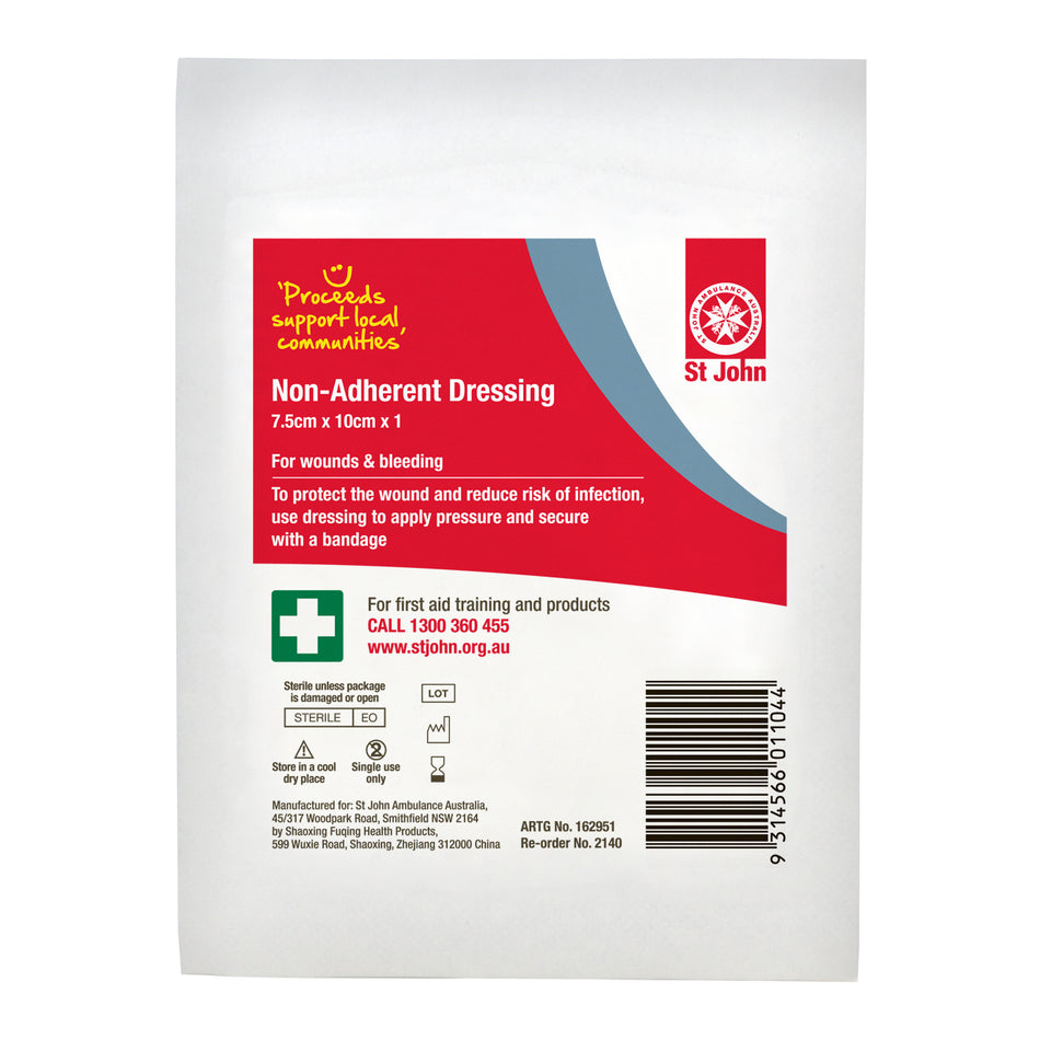 Non-adherent Dressing - 7.5cm x 10cm