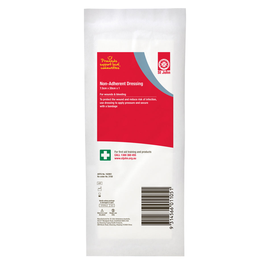Non-adherent Dressing - 7.5cm x 20cm