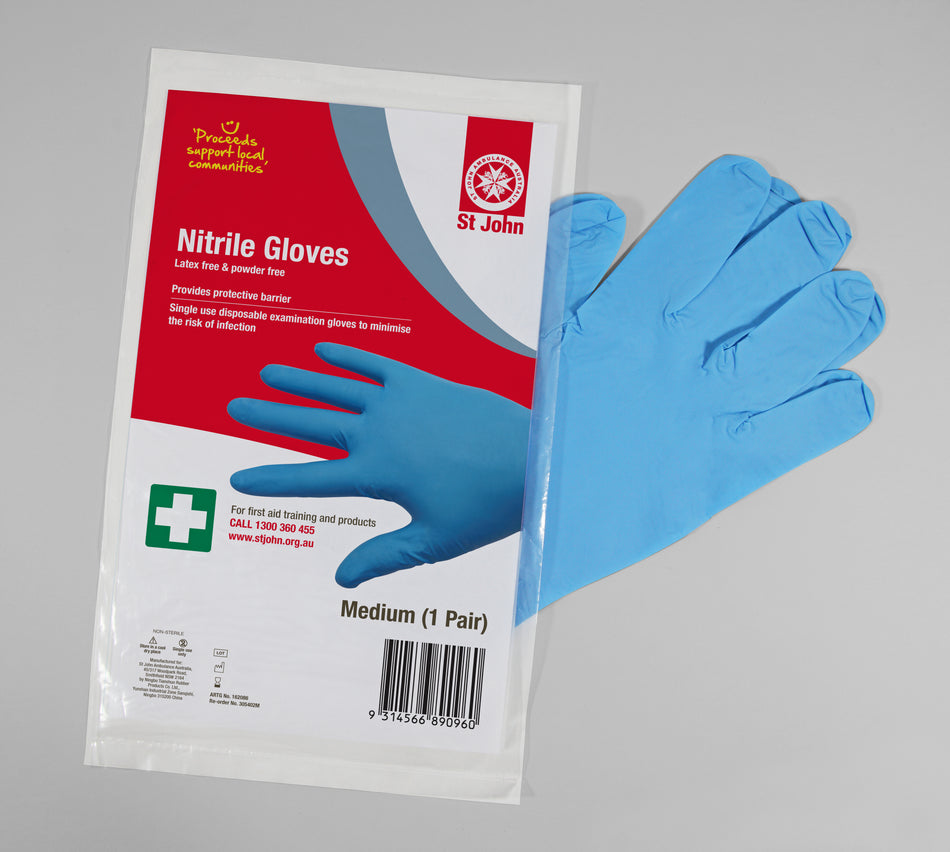 Nitrile Gloves Medium - Single Pair