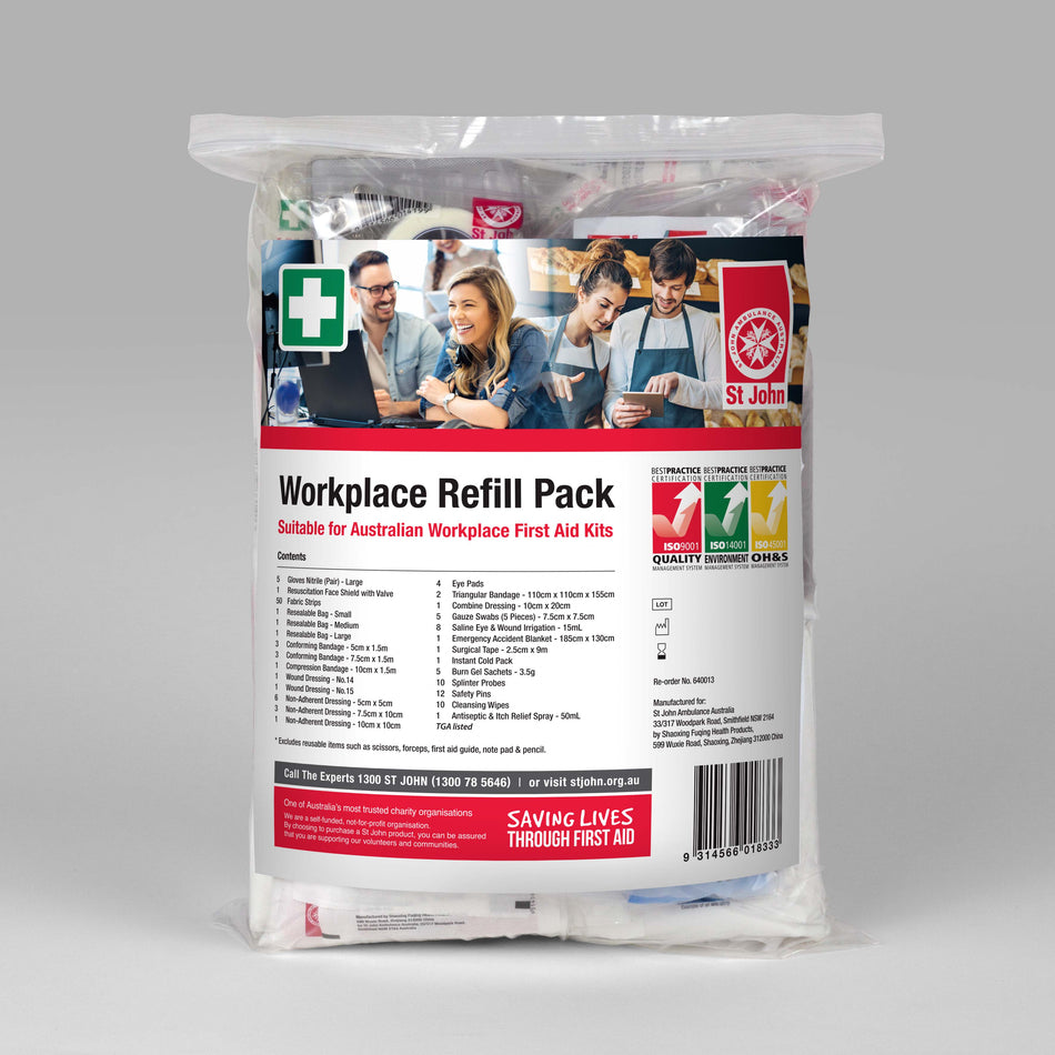 Essential Refill Packs – St John Ambulance National Online Shop