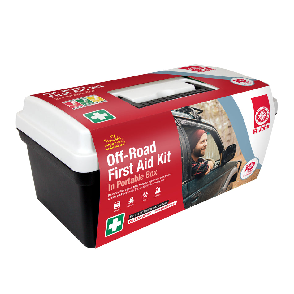 St John Off-Road First Aid Kit - Portable Box