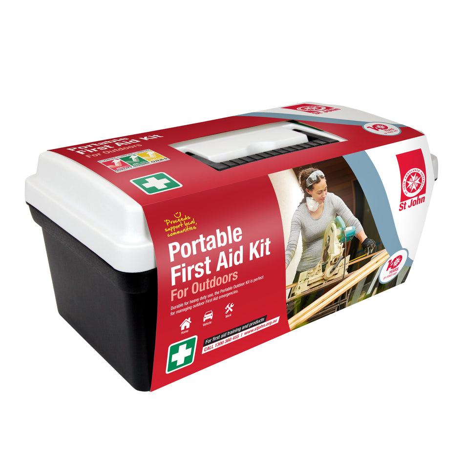 St John Portable First Aid Kit for Outdoors