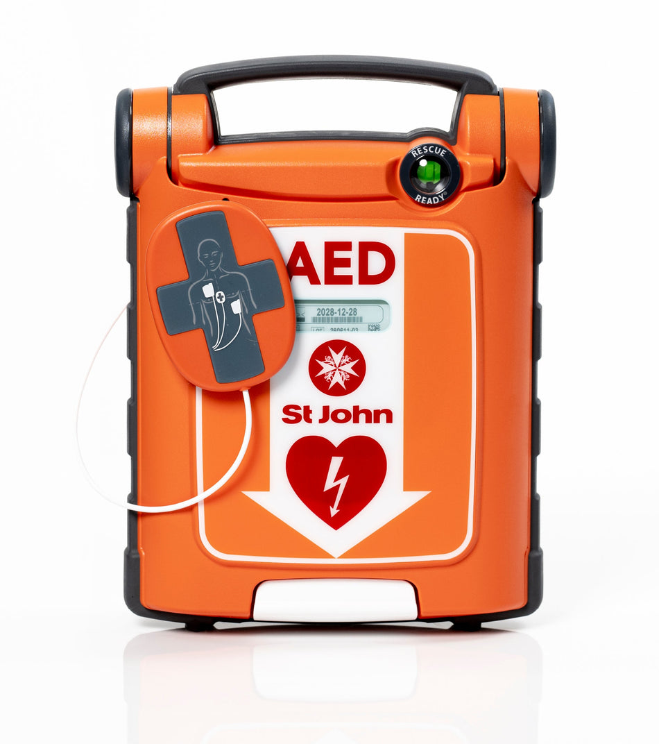 St John G5 FA CPR Defibrillator - Hardcase Bundle