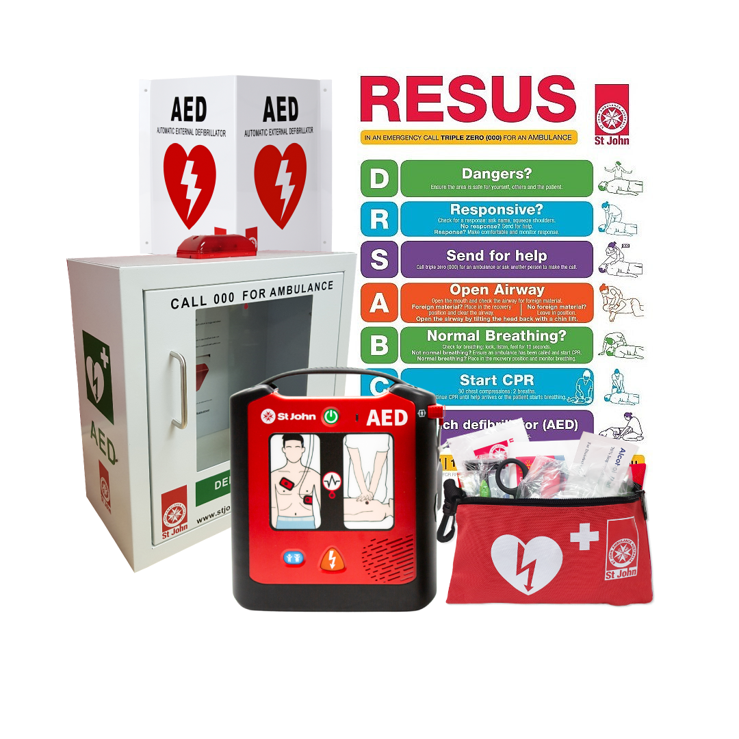 St John X1 Defibrillator Bundle – St John Ambulance National Online Shop