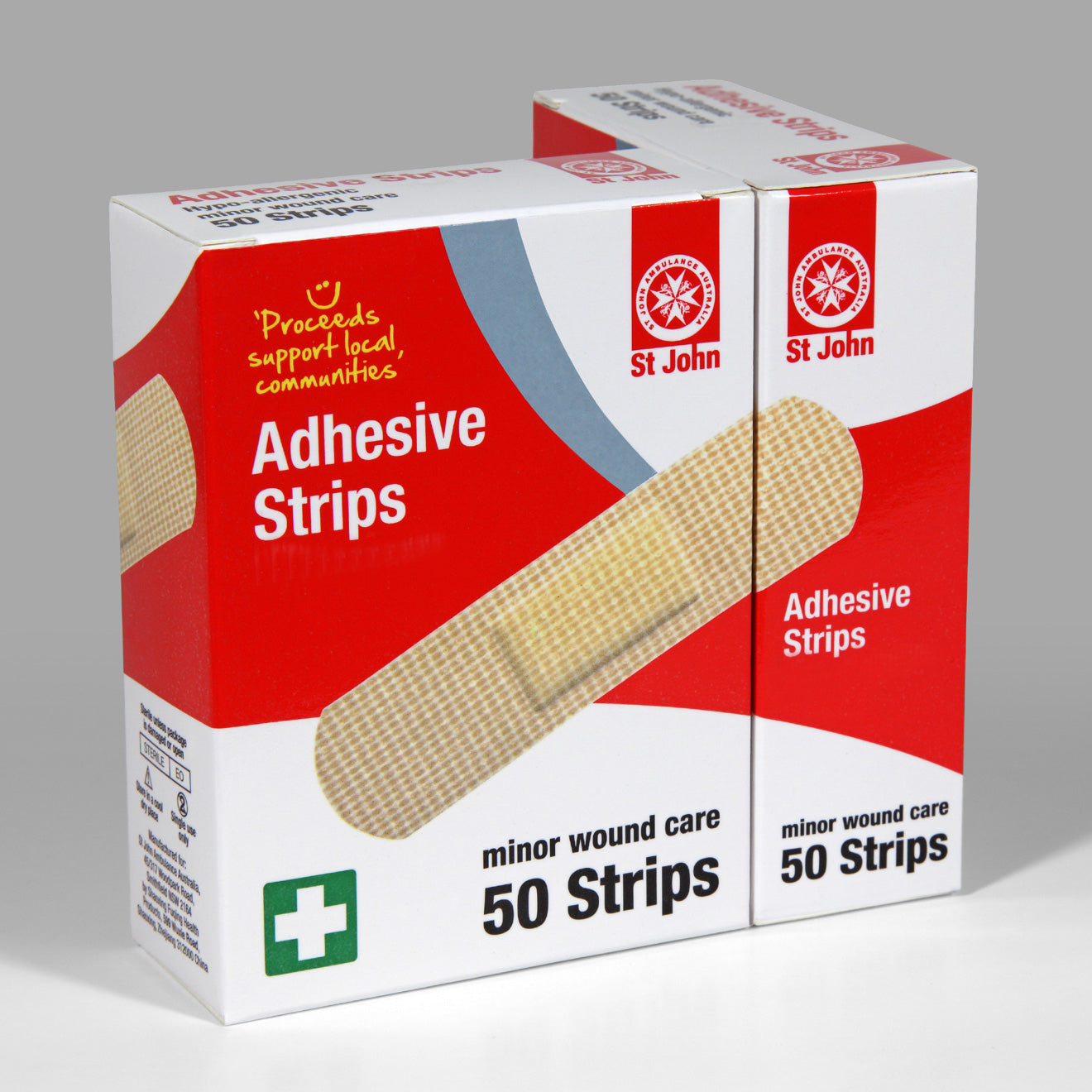 Adhesive Plastic Strips 50 pack St John Ambulance National
