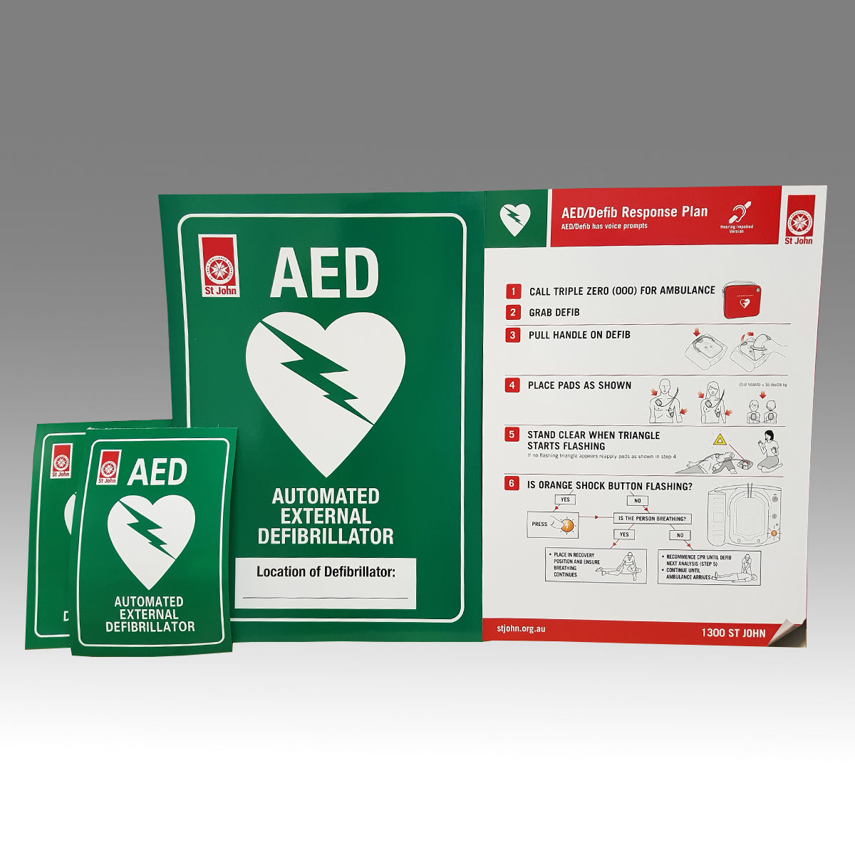 HS1 Signage Pack – St John Ambulance National Online Shop